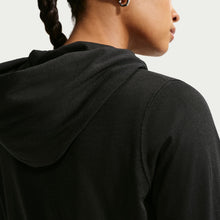 Load image into Gallery viewer, Nike Womens Sportswear Chill Knit Lightweight Hoodie - Black/Chalk