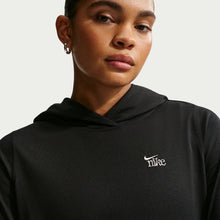 Load image into Gallery viewer, Nike Womens Sportswear Chill Knit Lightweight Hoodie - Black/Chalk