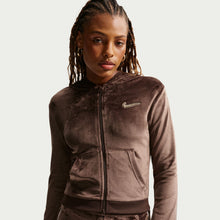 Load image into Gallery viewer, Nike Womens Full Zip Long Sleeve - Baraque Brown