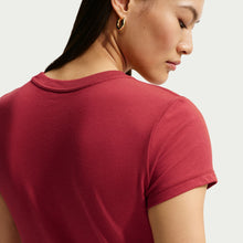 Load image into Gallery viewer, Nike Womens Cropped Tee - Crimson