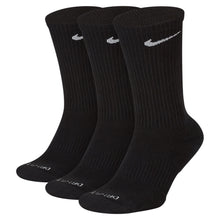 Load image into Gallery viewer, Nike 3-Pack Everyday Plus Cushioned Socks - Black
