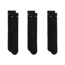 Load image into Gallery viewer, Nike 3-Pack Everyday Plus Cushioned Socks - Black