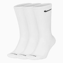 Load image into Gallery viewer, Nike 3-Pack Everyday Plus Lightweight Crew Socks - White