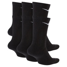Load image into Gallery viewer, Nike Dri-Fit 6-Pack Cushioned Crew Socks - Black
