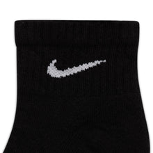 Load image into Gallery viewer, Nike Men's Everyday Cushioned 6-Pack Ankle Socks - Black