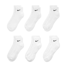 Load image into Gallery viewer, Nike Men's Everyday Cushioned 6-Pack Ankle Socks - White