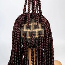 Load image into Gallery viewer, 36" Knotless Box Braids Full Lace Wig | Crochet Braids | Synthetic Braiding Hair | Black Women