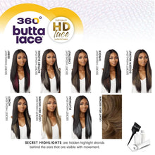 Load image into Gallery viewer, Sensationnel Glueless Butta 360 HD Lace Front Wig Unit 5 - 360 Lace, Glueless, Pre-Plucked Hairline