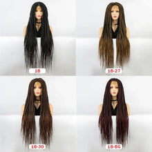 Load image into Gallery viewer, 36" Knotless Box Braids Full Lace Wig | Crochet Braids | Synthetic Braiding Hair | Black Women