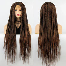 Load image into Gallery viewer, 36" Knotless Box Braids Full Lace Wig | Crochet Braids | Synthetic Braiding Hair | Black Women