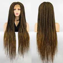 Load image into Gallery viewer, 36" Knotless Box Braids Full Lace Wig | Crochet Braids | Synthetic Braiding Hair | Black Women