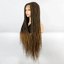 Load image into Gallery viewer, 36" Knotless Box Braids Full Lace Wig | Crochet Braids | Synthetic Braiding Hair | Black Women