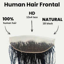 Load image into Gallery viewer, Afro Kinky 13x4 HD Lace Human Hair Frontal