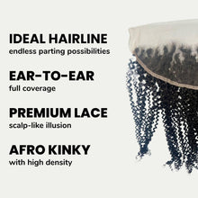 Load image into Gallery viewer, Afro Kinky 13x4 HD Lace Human Hair Frontal