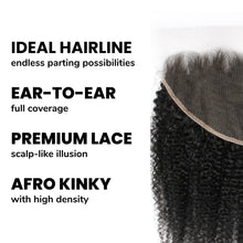 Load image into Gallery viewer, Afro Kinky 13x6 HD Lace Human Hair Frontal