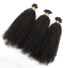 Load image into Gallery viewer, Afro Kinky Bulk 100% Human Braiding Hair