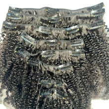 Load image into Gallery viewer, Afro Kinky Curly Clip-In 100% Human Hair Extensions