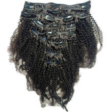 Load image into Gallery viewer, Afro Kinky Curly Clip-In 100% Human Hair Extensions