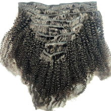 Load image into Gallery viewer, Afro Kinky Curly Clip-In 100% Human Hair Extensions