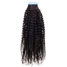 Load image into Gallery viewer, Afro Kinky Coily 100% Human Hair Tape In Extensions