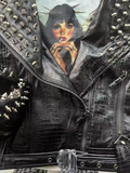 DON JOHN Leather Jacket Women's