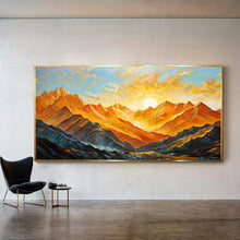 Load image into Gallery viewer, Canvas Print: "Alpenglow Majesty"