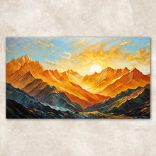 Load image into Gallery viewer, Canvas Print: "Alpenglow Majesty"