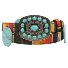 Load image into Gallery viewer, Angel Ranch Turquoise Serape Belt - Women's Belt (Closeout)