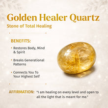 Load image into Gallery viewer, The Master Reset – Golden Healer Quartz Bracelet