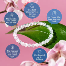 Load image into Gallery viewer, Emotional Ice Bath – The Ice Quartz Bracelet | 6mm