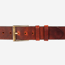 Load image into Gallery viewer, The Prime Burnt Sienna Leather Belt