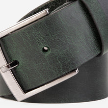 Load image into Gallery viewer, The Prime Forest Green Leather Belt