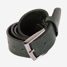 Load image into Gallery viewer, The Prime Forest Green Leather Belt