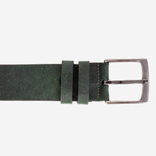 Load image into Gallery viewer, The Prime Forest Green Leather Belt