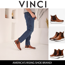 Load image into Gallery viewer, The Apex Tan Leather Men Chealsea Boot
