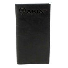 Load image into Gallery viewer, Ariat Black Embossed Logo - Men's Rodeo Wallet