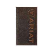 Load image into Gallery viewer, Ariat Brown Bull Hide - Men's Rodeo Wallet
