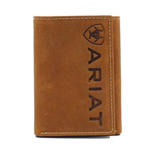 Load image into Gallery viewer, Ariat Vertical Logo - Men's Trifold Wallet