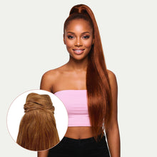 Load image into Gallery viewer, Auburn 100% Human Hair Ponytail Extension