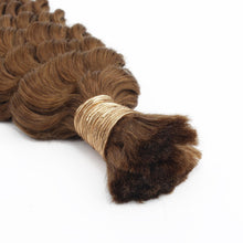 Load image into Gallery viewer, Auburn Deep Wave Bulk 100% Human Braiding Hair
