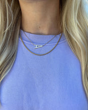 Load image into Gallery viewer, Initial A Precious Elongated Necklace