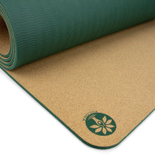 Load image into Gallery viewer, Infinite Bloom Aura Cork Yoga Mat