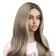 Load image into Gallery viewer, Autumn Glueless 5x5 HD Lace Professionally Colored 100% Human Hair Closure Wig