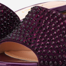 Load image into Gallery viewer, The Ailano Purple Glitter Leather Women Sandal