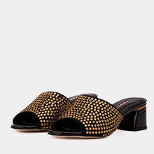 Load image into Gallery viewer, The Ailano Gold Glitter Leather Women Sandal