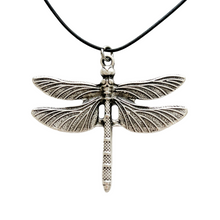 Load image into Gallery viewer, Boho Dragonfly Pendant Necklace Nature Inspired Statement Jewelry