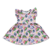 Load image into Gallery viewer, Flutter sleeves strong baby girls twirl dresses