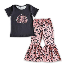 Load image into Gallery viewer, Girl Sassy Pink Leoaprd outfit