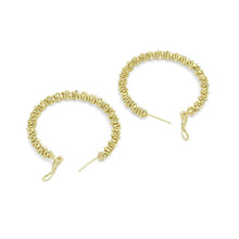 Load image into Gallery viewer, Large Shimmered Hoop Earrings, Sku#B199