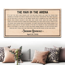 Load image into Gallery viewer, The Man In The Arena Sign IV